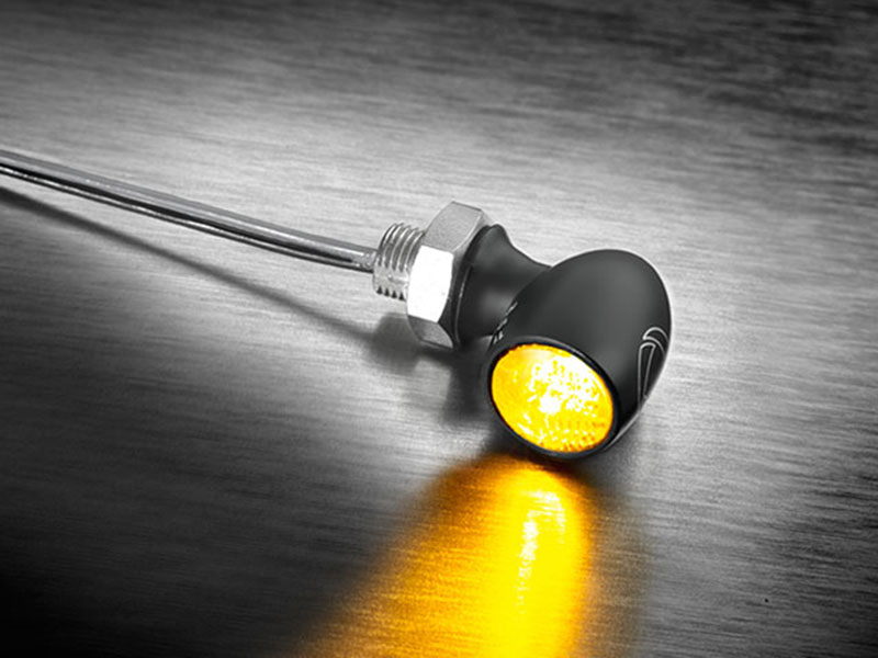 車検対応超小型ウインカー4個セットブラックEマーク148R 2%er製