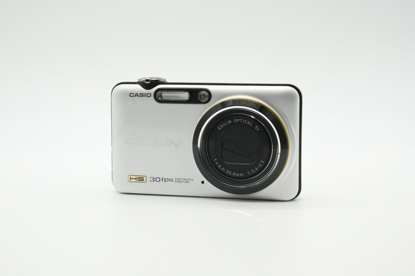 極美品】 CASIO EX-FC100 コンパクトデジタルカメラ シルバー オールド