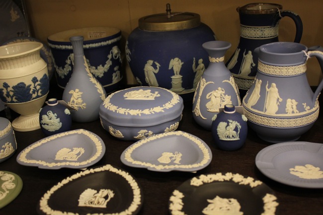 HIそ アンティーク ジャスパーウェア 飾り皿 プレート HIそ