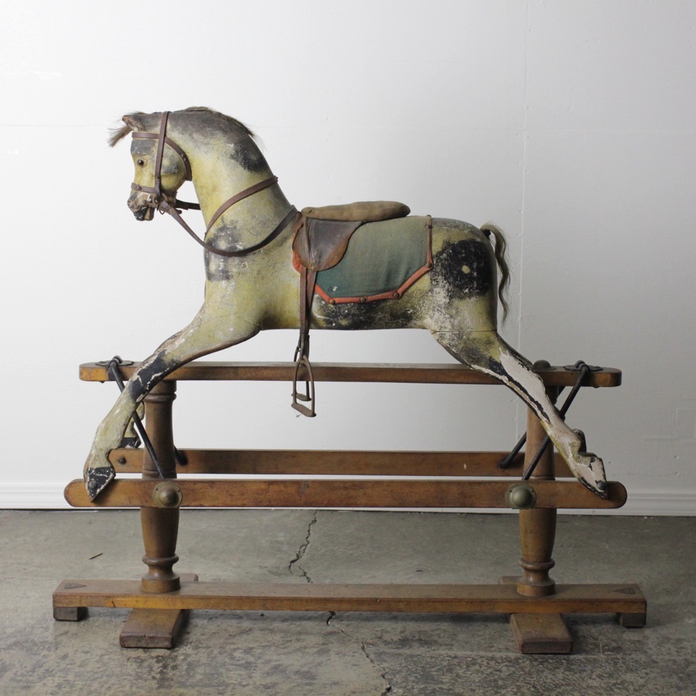イギリス アンティーク ヴィクトリアン ロッキングホース 木馬 | キヤ