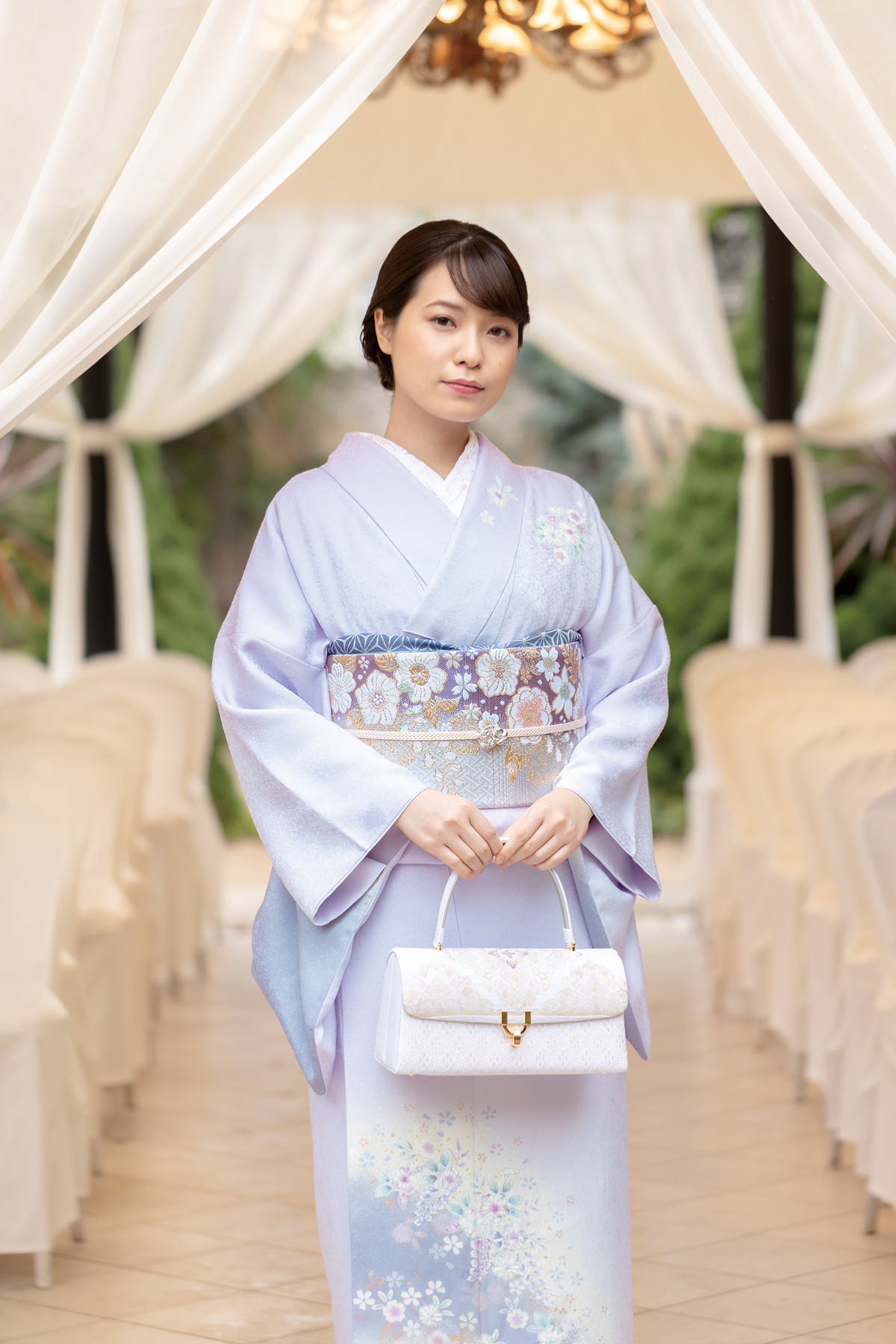 翠山工房 辻が花 総絞り 訪問着 正絹 聴色 ピンク 紫 947 | kimono