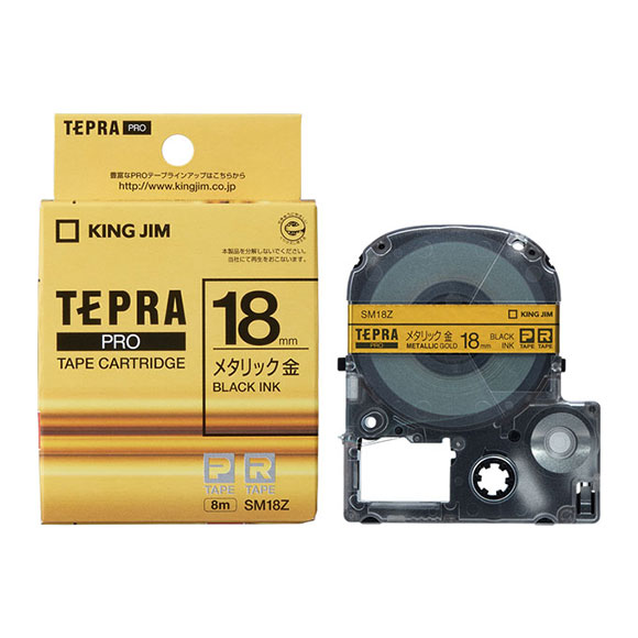 PROテープカートリッジ カラーラベル(メタリック) SM18Z | PROテープ