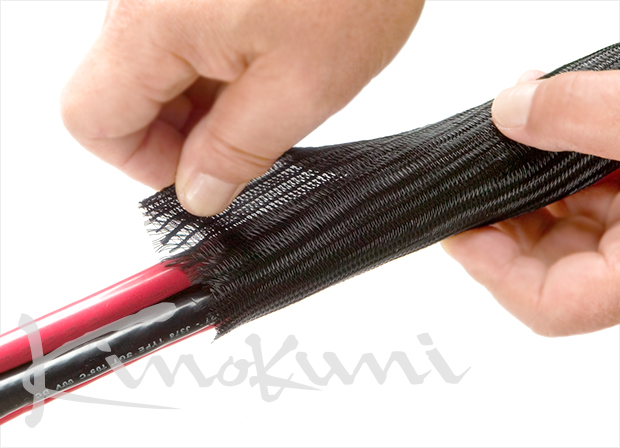 キノクニ ： PET ブレードセルフラップスリーブ 収縮幅12.7～6.4mm