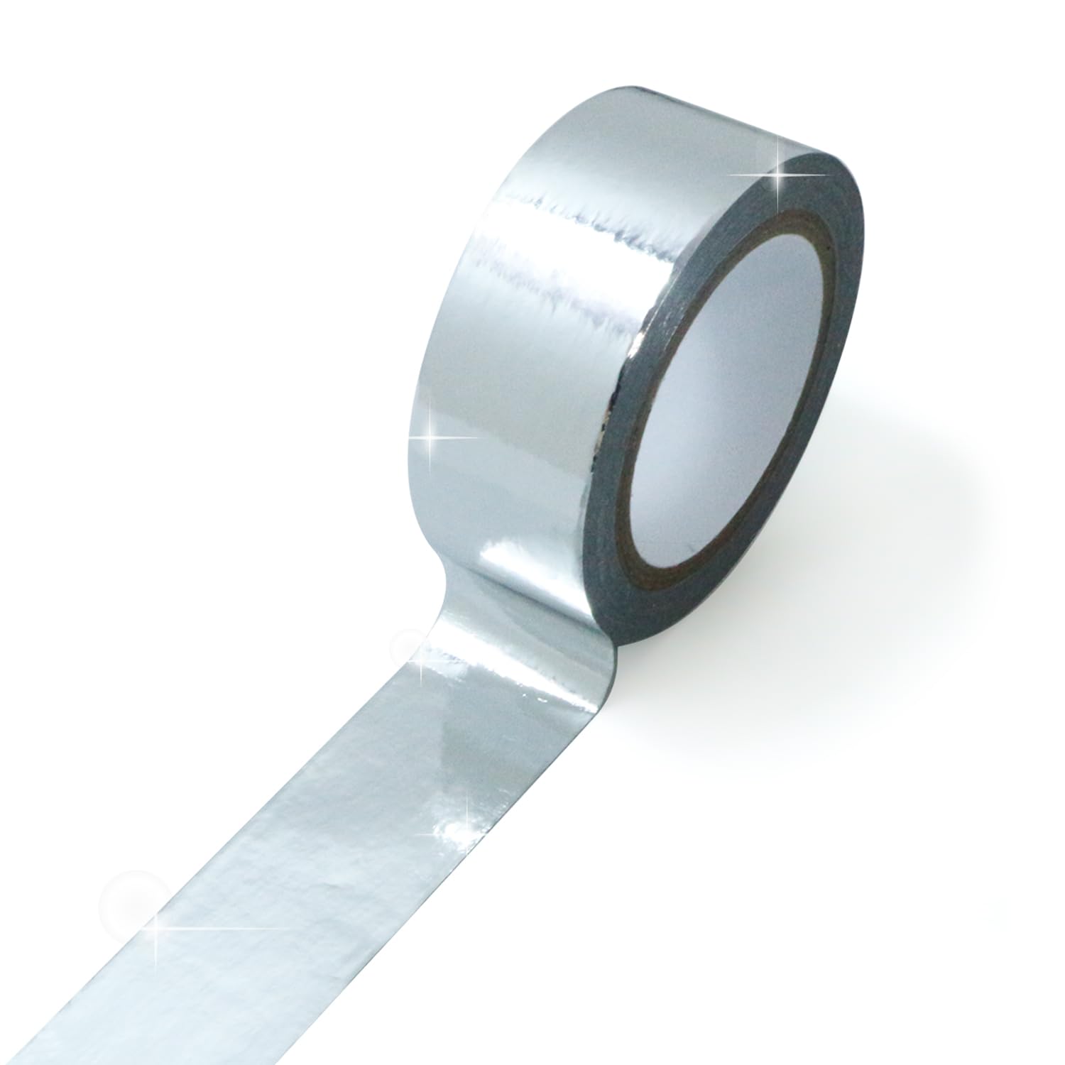 メッキマスキングテープ シルバー 粘着あり デコレーション ラッピング