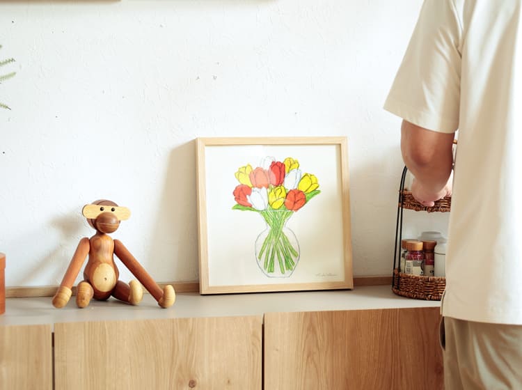 アートポスター チューリップ｜北欧・ヴィンテージインテリア・家具