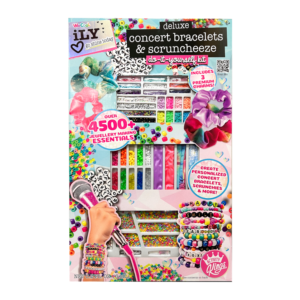 Wecool® Concert Bracelets & Scruncheeze Do-It-Yourself Kit, 1 ct