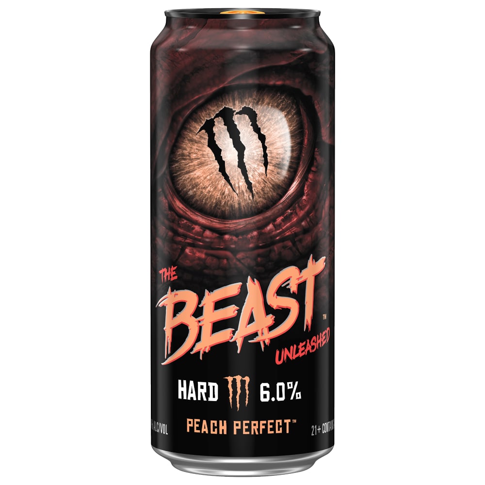 Monster The Beast Unleashed Peach Perfect Flavored Hard Beverage
