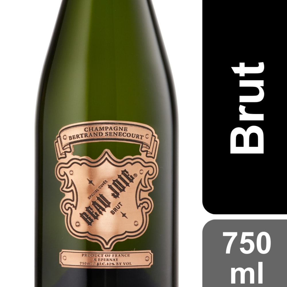 Beau Joie Brut Special Cuvee Champagne France Sparkling Wine, 750