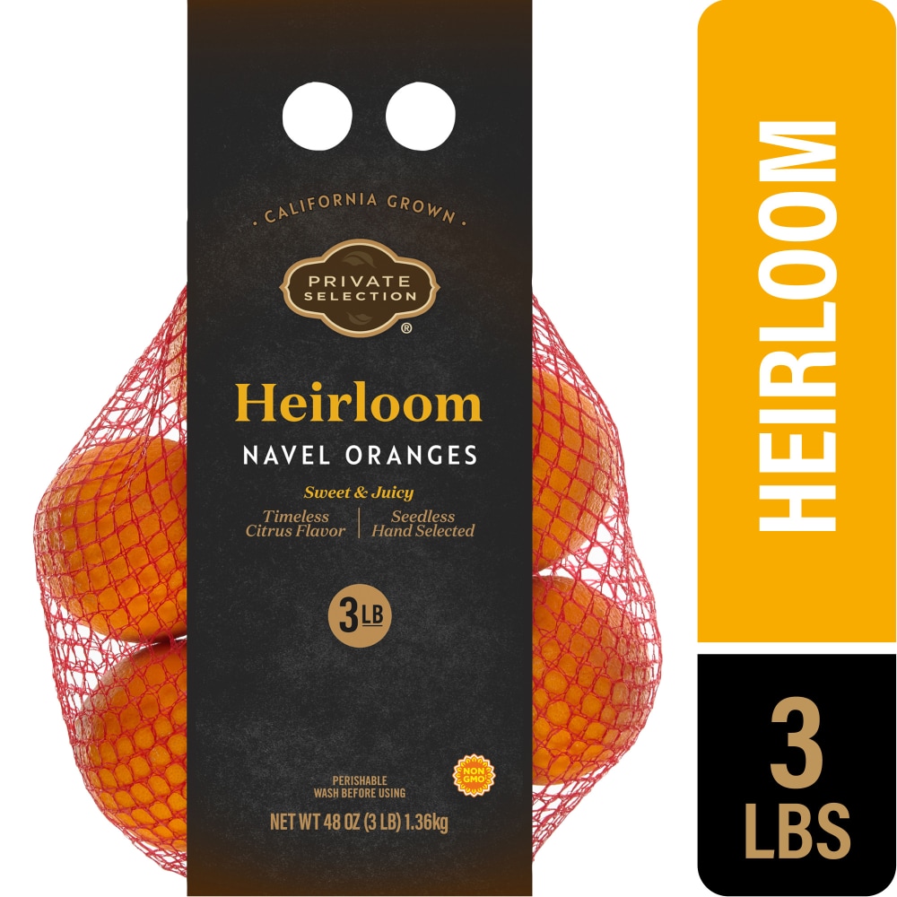 Private Selection® Fresh Navel Oranges Heirloom Bag, 3 lb - City