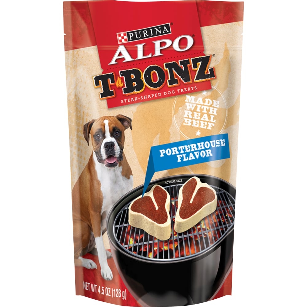 Purina® ALPO® T-Bonz® Porterhouse Flavor Dog Treats, 4.5 oz