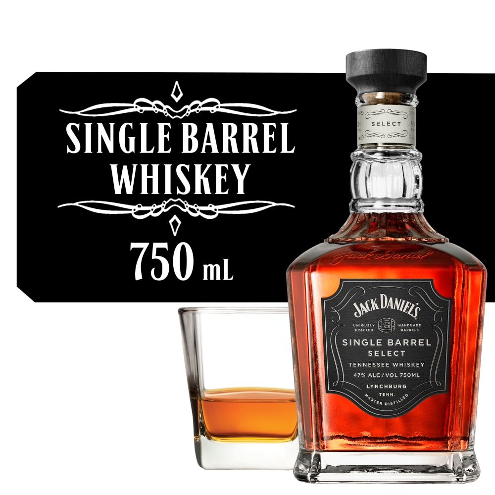 Jack Daniel's Single Barrel Select Tennessee Whiskey, 750 mL - Baker's