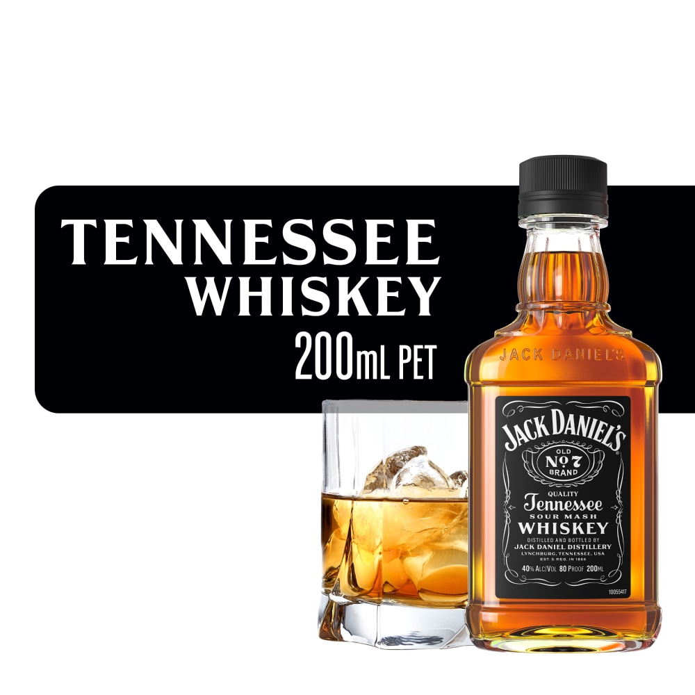 Jack Daniel's Old No. 7 Tennessee Whiskey, 200 mL - Pick 'n Save