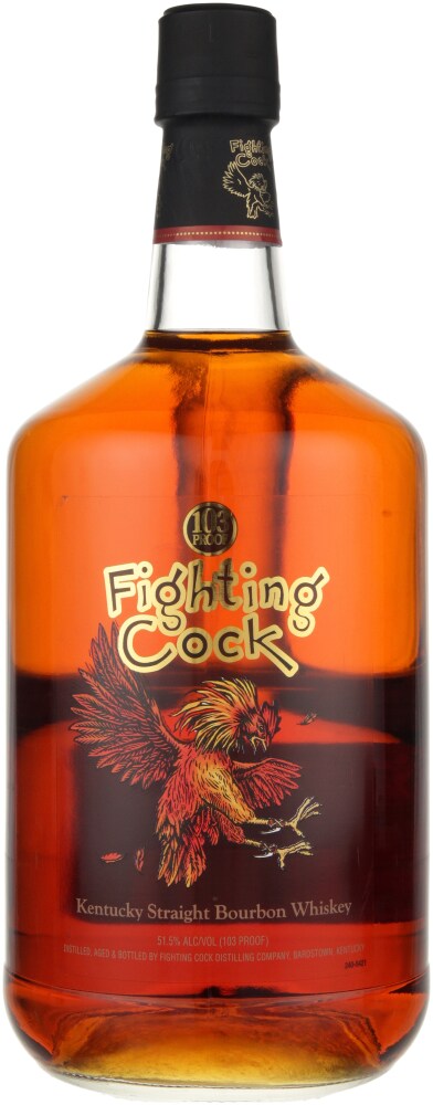 Fighting Cock Kentucky Straight Bourbon Whiskey, 1.75 L - Pick 'n Save