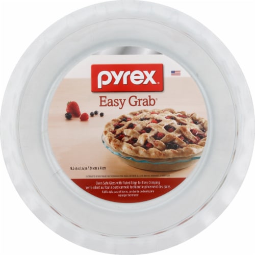 Pyrex® Easy Grab® Clear Pie Plate, 9.5 in - Smith's Food and Drug