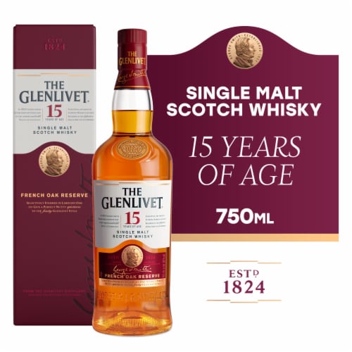The Glenlivet Aged 15 Years French Oak Reserve Single Malt Scotch