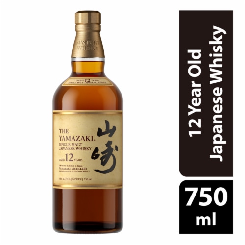 Yamazaki 12 Year Old Single Malt Japanese Whisky, 750 ml - Kroger