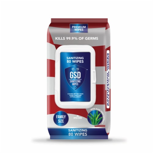 GSD Sanitizing Wipes, 80 ct - Kroger
