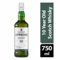 Laphroaig 10 Year Old Islay Single Malt Scotch Whisky, 750 ml