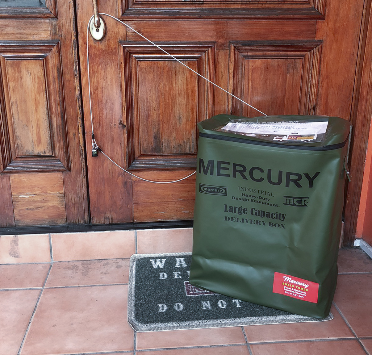 KEY STONE / マーキュリー ウォータープルーフ デリバリーボックス カーキ