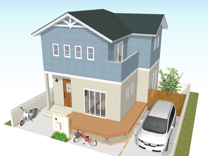 夢の我が家をシミュレーション【3Dマイホームデザイナー14】間取り＆3D