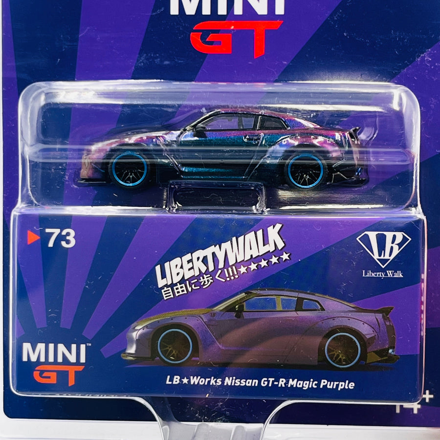 LIBERTYWALK 1/64 Nissan GT-R R35 Type1 Magic Purple MGT00073-TRU