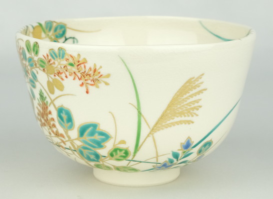 栗山園オンライン通販部 / 【出物】 秋の七草茶碗 木全翁楽