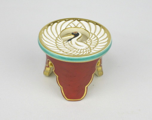 栗山園オンライン通販部 / 【出物】 仁清鶴丸蓋置 宮川（真葛）香斎