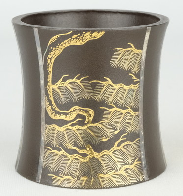 茶道 星野工房 義山 切子茶入 共箱 ギヤマン 茶道具 茶道 星野工房 義山