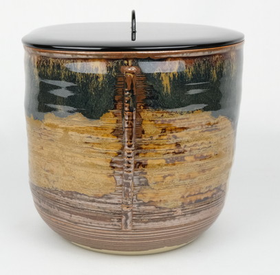 栗山園オンライン通販部 / 【出物】 高取管耳水指 亀井楽山