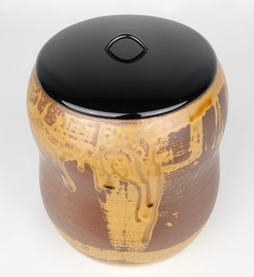 栗山園オンライン通販部 / 【出物】 高取水指 11代高取静山 鵬雲斎書付