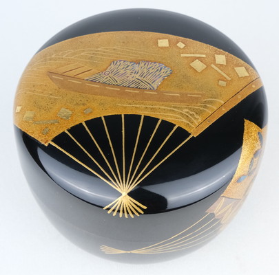 中谷光哉作八十歳記念 山中塗り菓子盆