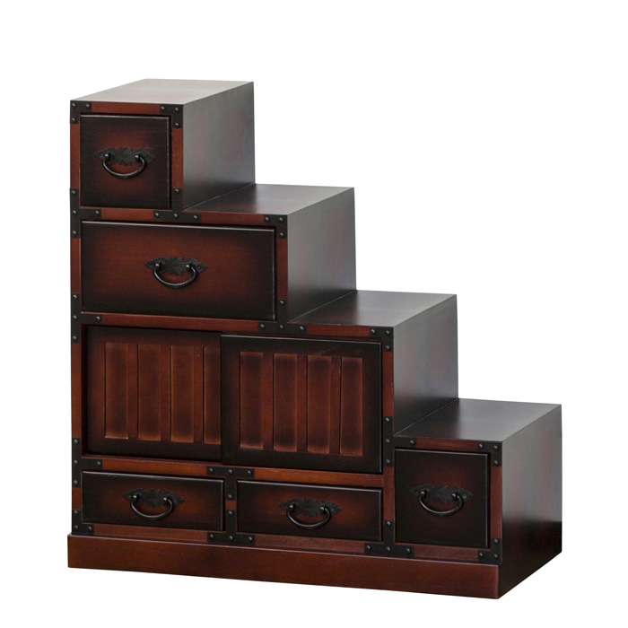 民芸調 階段箪笥 右下がり | 株式会社クロシオ｜クロシオ