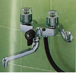 浴室用水栓：壁付2ハンドル｜商品カテゴリ｜商品サポートサイト｜水