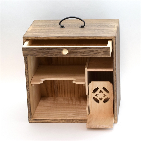 お取り寄せ】8寸5分 色紙箱 焼桐