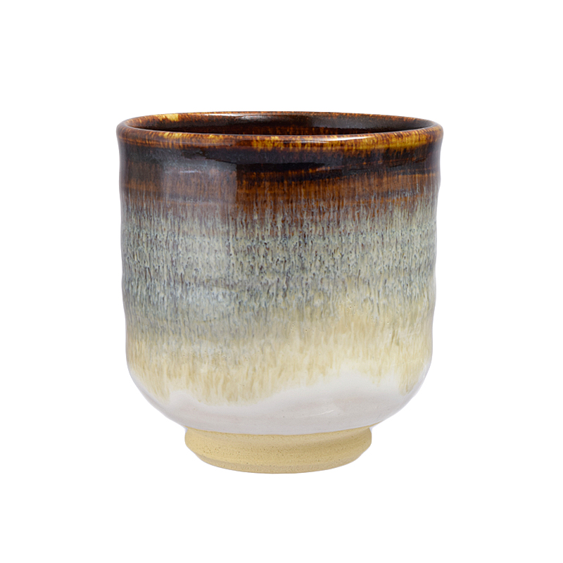 古い唐津筒茶碗