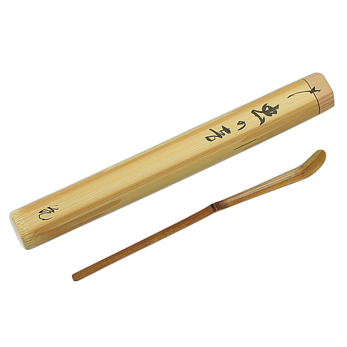 立花大亀 竹茶杓 銘「虫の音」稲尾誠中斎 削り 共箱 茶道具 大徳寺