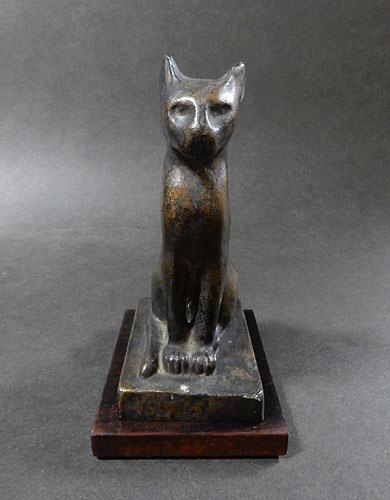 ブロンズ 猫 置物 ＜在銘・箱付＞ 販売 | 【骨董品買取】日本全国対応