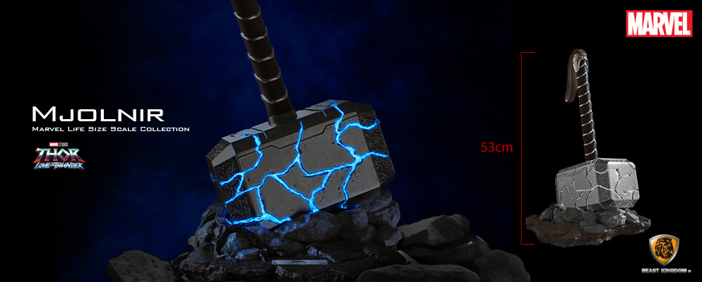 ムジョルニア ラブ・アンド・サンダー 1/1 マーベル等身大コレクション