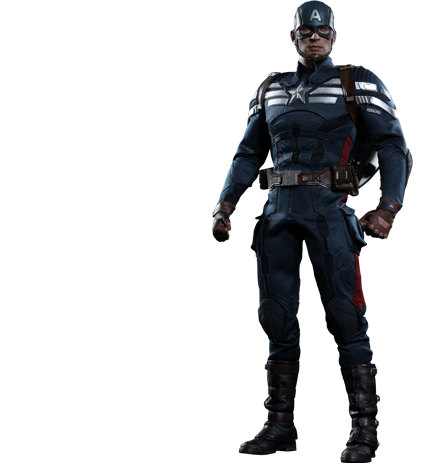 ホットトイズキャプテンアメリカウインターソルジャー開封品ダメージ有り