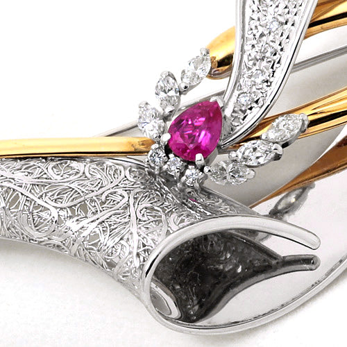 ルビー ブローチ ｜ OGT1773 – 大阪心斎橋 宝寿堂〈HOUJUDO〉