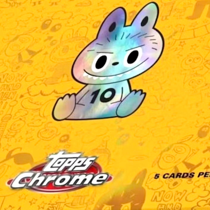 2025 Topps Chrome Labubu 10th Anniversary Hobby Box – HOFBC