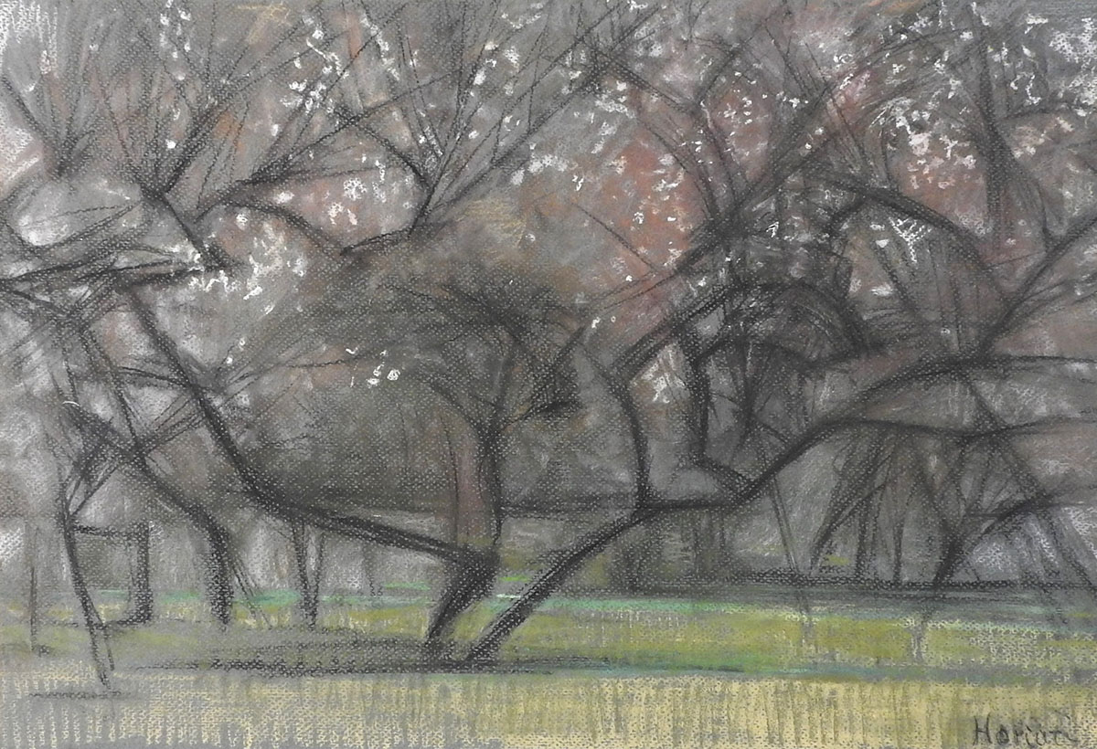 美術展覧会場】堀内規次パステル画 - 公益財団法人 本間美術館 [山形県