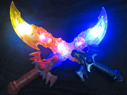 ドラゴンデザインのおもちゃの武器