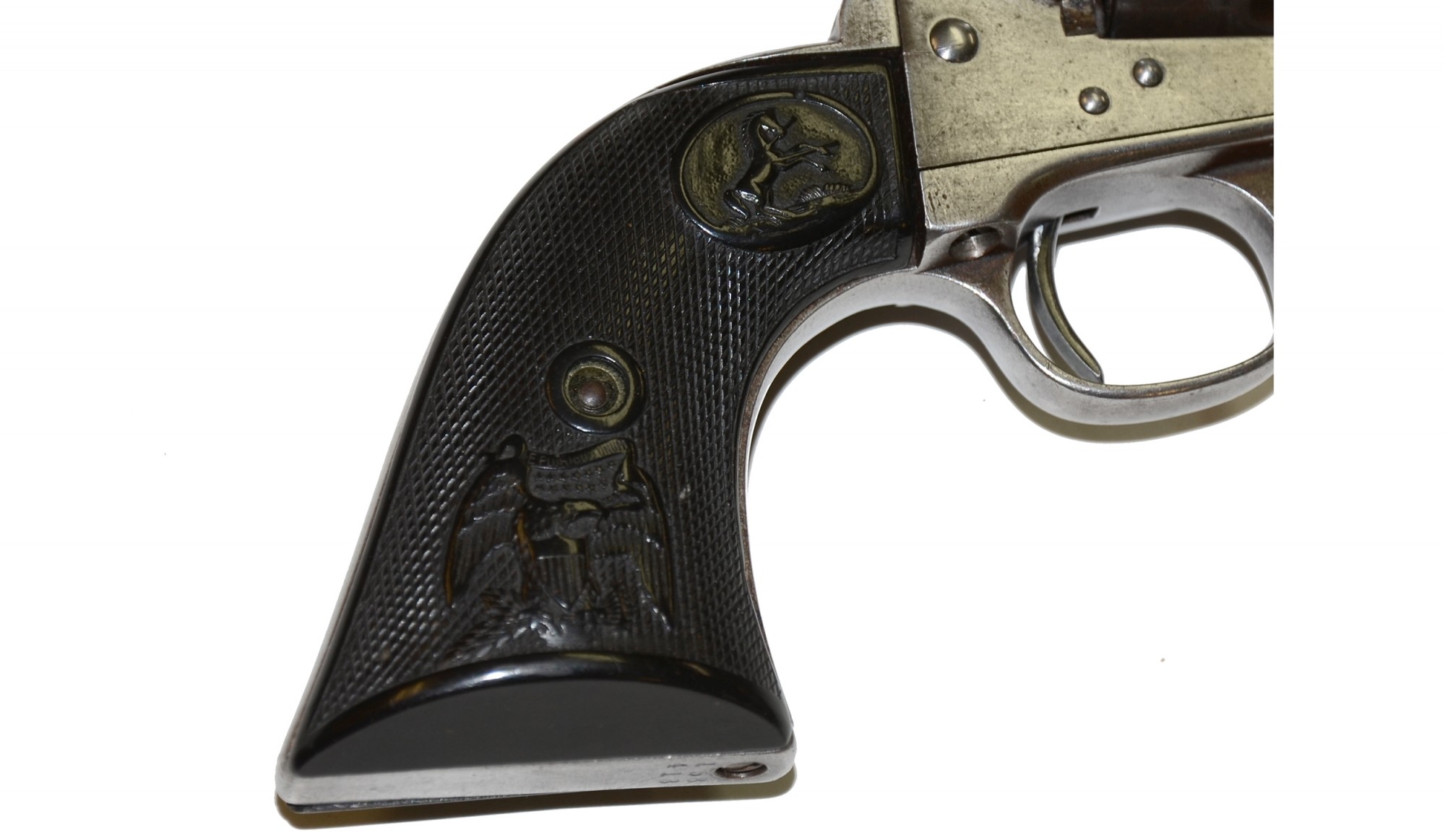 VERY GOOD CONDITION, COLT SINGLE-ACTION ARMY .45 REVOLVER — Horse