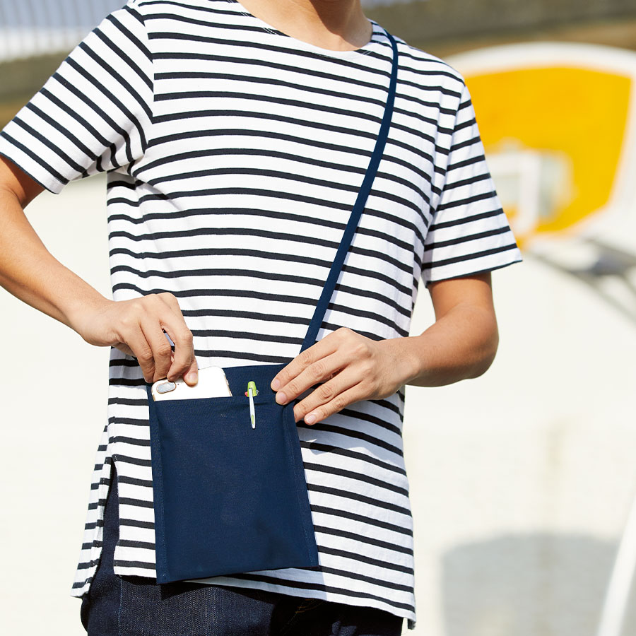 オリジナル 厚手コットンミニサコッシュ【最安値220円】｜ノベルティ