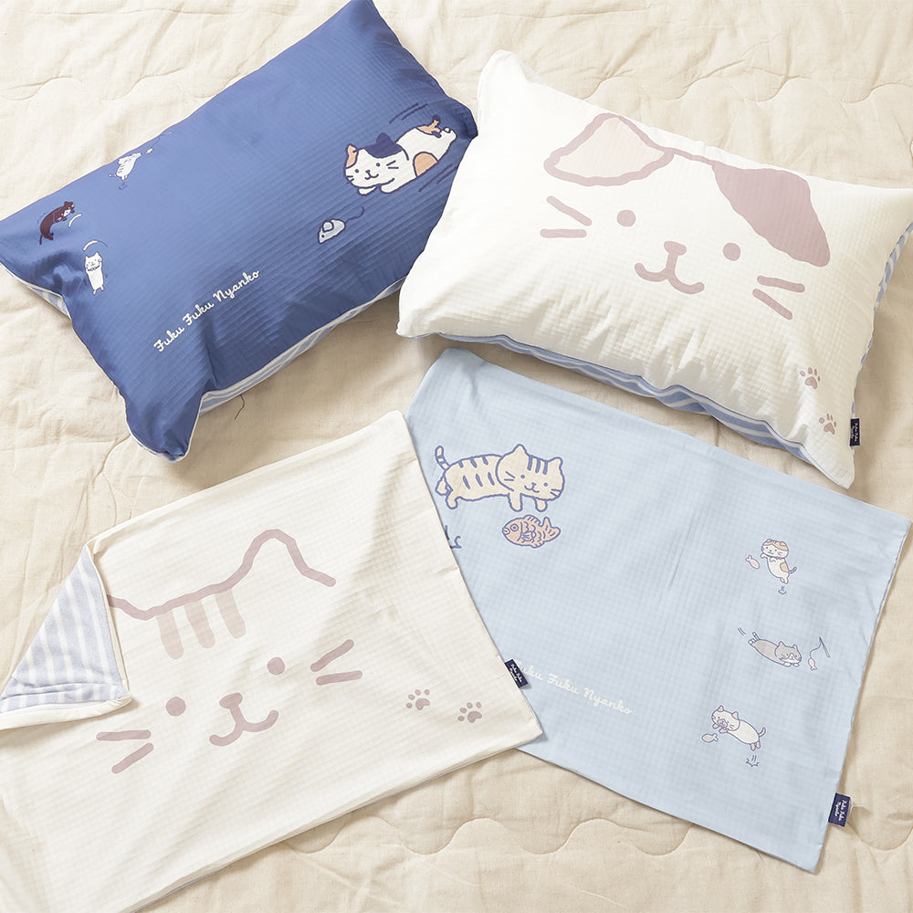 ふくふくにゃんこ 持続冷感ピローケース – HAPiNS online shop