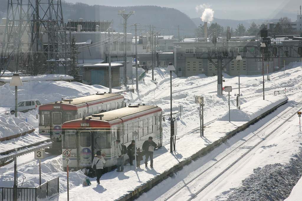 冬の北海道ちほく高原鉄道（ふるさと銀河線）