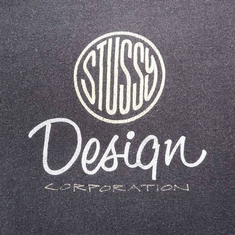 Early 90's OLD Stussy プリントTシャツ “黒タグ”mtp01151604205358