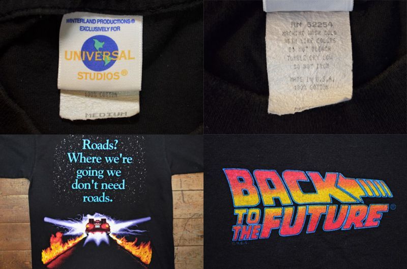 90's BACK TO THE FUTURE プリントTシャツ “USA製” - used&vintage box