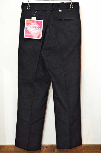 70-80's Dickies コーデュロイワークパンツ “BLACK / DEADSTOCK